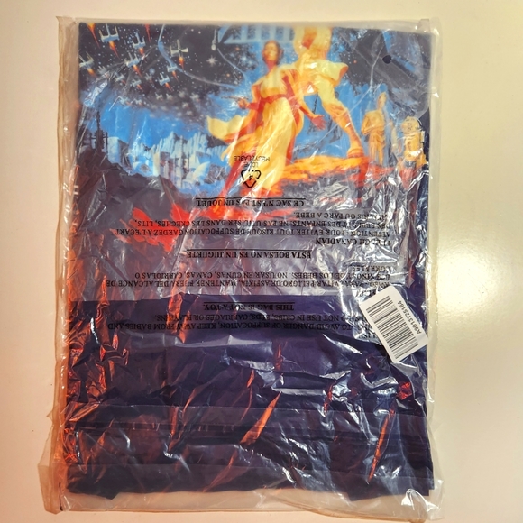 ❤️NWT VINTAGE TORRID STAR WARS - LUKE LEIA MOVIE POSTER FOOTBALL TEE PLUS SIZE - Picture 5 of 12